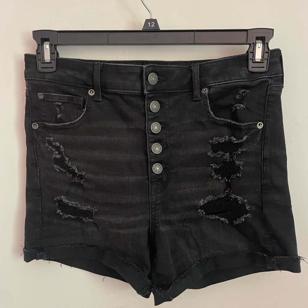 American Eagle Jean Black Shorts